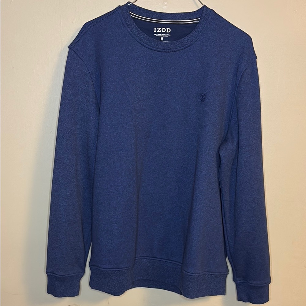 Izod Crewneck Blue Sweater Classic Style